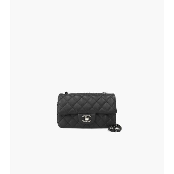 CHANEL Gray Caviar Skin New Mini Crossbody Bag C-A27251 - Picture 1 of 11